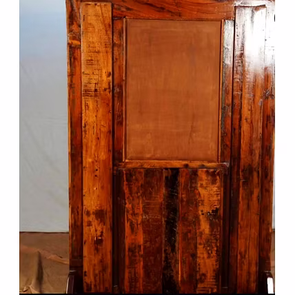 Antique mirror wooden table-2