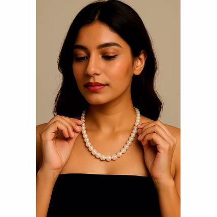 Delicate Real Pearl Necklace – Gemstones Necklace-12733431