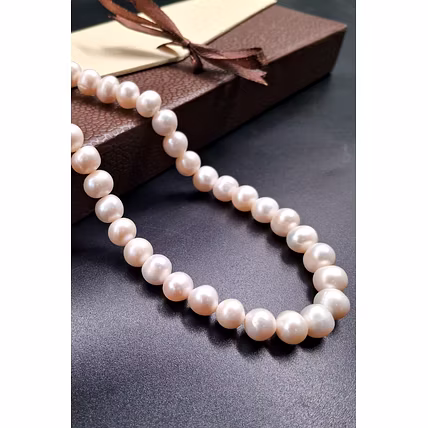 Delicate Real Pearl Necklace – Gemstones Necklace-1