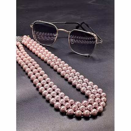 Blush Multi-Layer Shell Pearl Necklace for Festive Wear | Handcrafted Natural Jewelry Gemstones Necklace-1