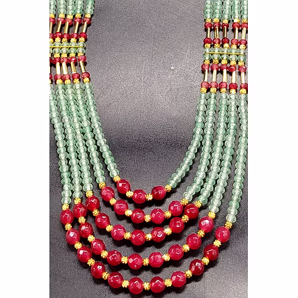 Elegance Handcrafted Sea Green Onyx Necklace - Gemstones Necklace-2