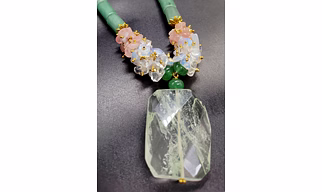 Embrace Rhodolite Natural Stone Necklace - Gemstones Necklace