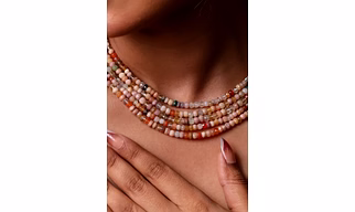 Evergreen Multicolor Necklace - Gemstones Necklace