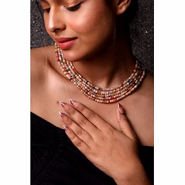 emryn evergreen multicolor necklace - gemstones necklace