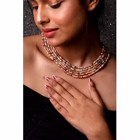 Evergreen Multicolor Necklace - Gemstones Necklace
