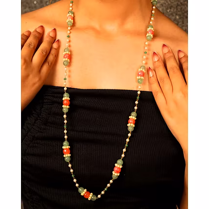 Green Aventurine Necklace -	Gemstones Necklace-1