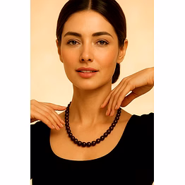 emryn real pearl necklace – classic luxury with natural radiance - gemstones necklace