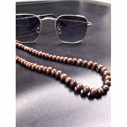 Real Pearl Necklace – Timeless Grace in a Modern Hue - Gemstones Necklace-2