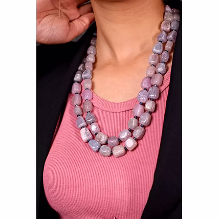 Tumble Stone Necklace - Gemstones Necklace-1