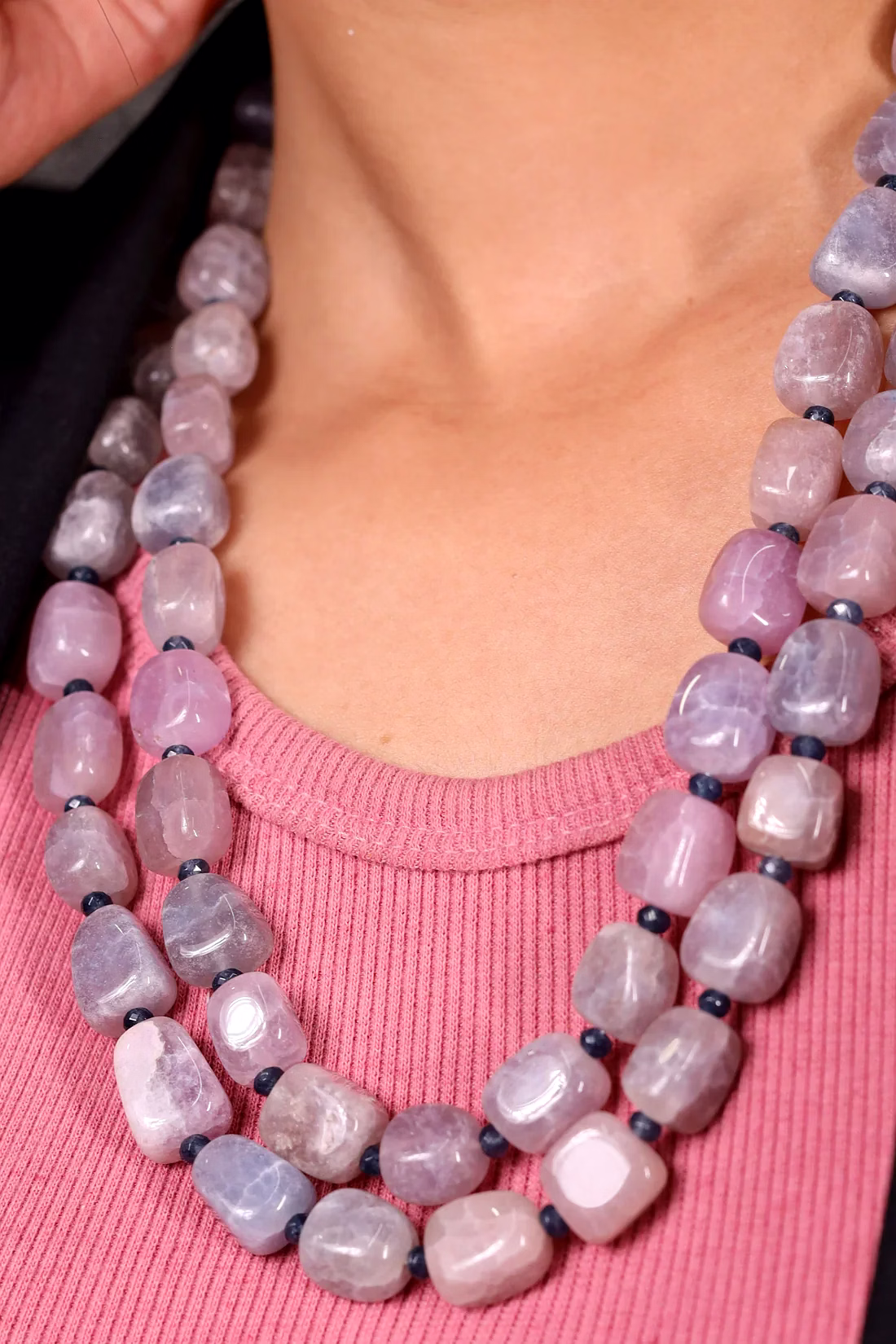 Tumble Stone Necklace - Gemstones Necklace image 3