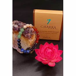 7 chakra luxury gemstone bracelet - emryn