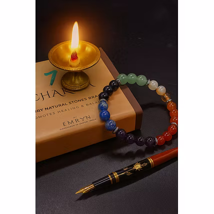 7 Chakra Luxury Gemstone Bracelet - Emryn-2