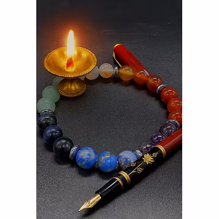 7 Chakra Luxury Gemstone Bracelet - Emryn-3
