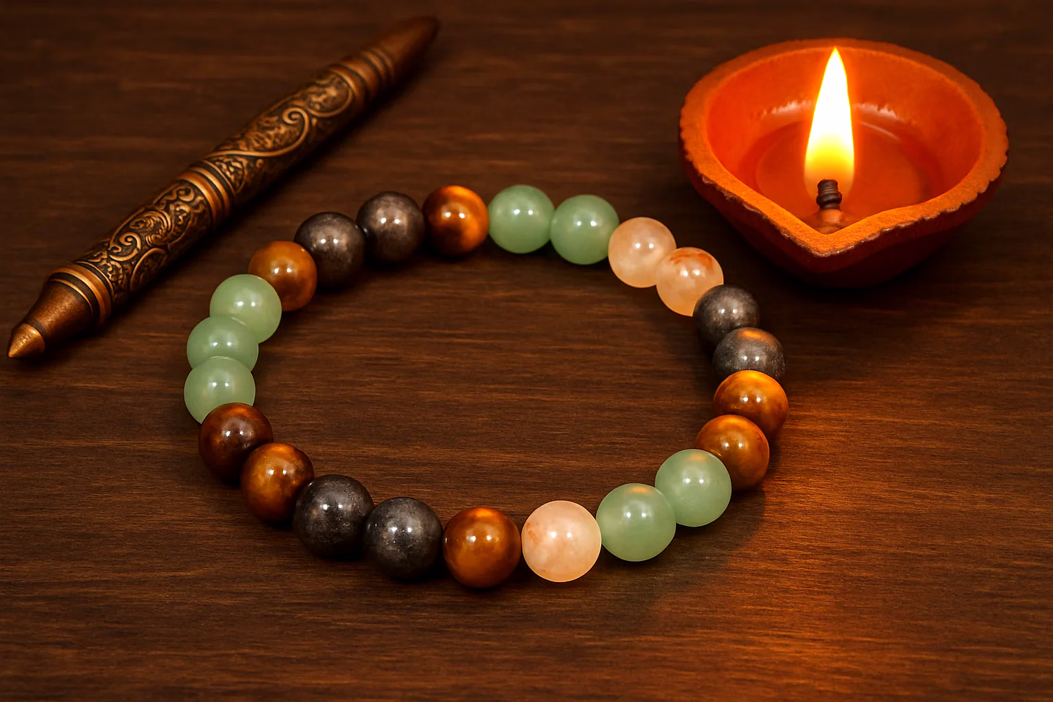 Money Magnet Gemstone Bracelet – Natural Pyrite Gemstone image 3