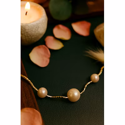 Beautiful Pearl Necklace — For the Woman Who Shines in Every Moment - Gemstone Necklace-3