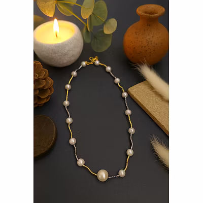 Beautiful Pearl Necklace — For the Woman Who Shines in Every Moment - Gemstone Necklace-2