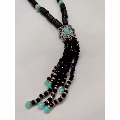 Black Tourmaline Necklace – Spiritual Shielding Gemstone Jewelry for Men &amp; Women --2