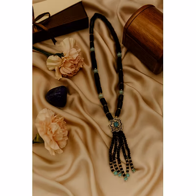 Black Tourmaline Necklace – Spiritual Shielding Gemstone Jewelry for Men &amp; Women --1