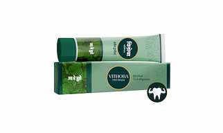 Vithoba Premium Toothpaste 150g | Herbal Toothpaste For White Strong Teeth & Refreshing Breath