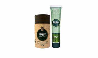 Vithoba Ayurvedic Dant Manjan 200g + Premium Toothpaste 80g , For White Strong Teeth & Refreshing Breath
