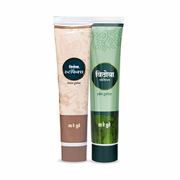 vithoba premium toothpaste 150g & vithoba ayurvedic rootfix toothpaste combo pack - 150g