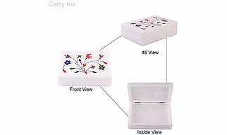 Marble jewellery box ☑️ 4/6