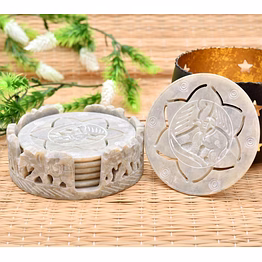marble tea coaster