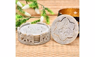 Marble tea coaster