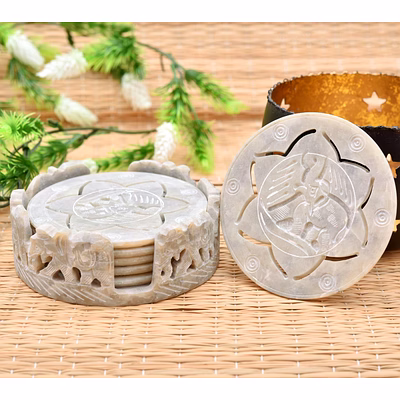 marble tea coaster