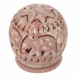 marble tea candle light