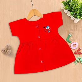 b&n apparel guild new born baby gir short seeve frock