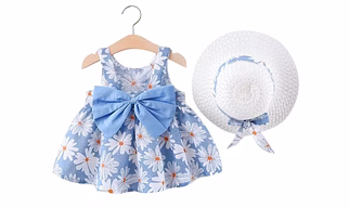 Sleeve Less Frock For New Born to 5 yrs