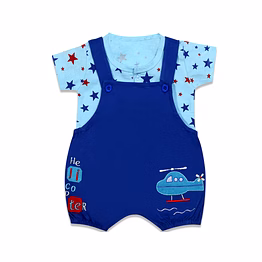 b&n apparel guild boys cotton dungaress