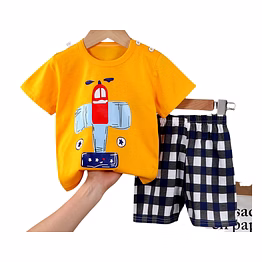 b&n apparel guild boys cotton t-shirt & pant