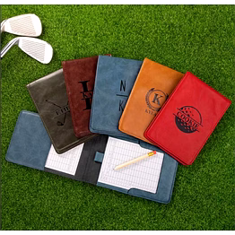 cross fab golf scorecard holder golf wallet golf score yardage book covers