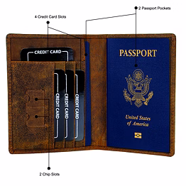 genuine leather passport cover leather passport holder