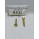 BRASS WOOD SCREW CSK SLOTTED #8X35 MM [DIN 97]-2-sm