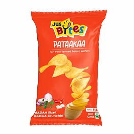 jusbytes peri peri flavour potato wafers