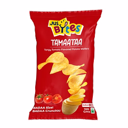 jusbytes tomato flavour potato wafer