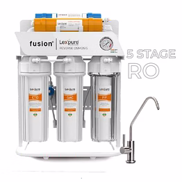 domestic ro system fusion silver 5 stage ro with stand (colour inline)