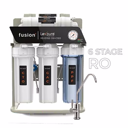 lexpure domestic ro system fusion premium 6 stage ro with stand(premium acrylic plate)