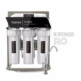 lexpure domestic ro system fusion premium 5 stage ro with stand (premium acrylic plate)