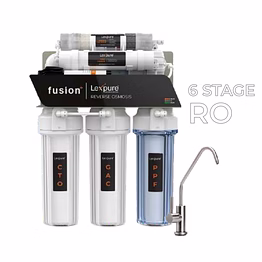 lexpure domestic ro system fusion premium 6 stage ro without stand(premium acrylic plate)