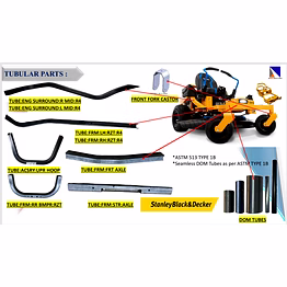 lawn mover chassis & other parts