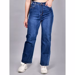 zxn clothing navy flared women jeans