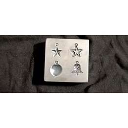 4 design jewelry shotplate for silversmithing