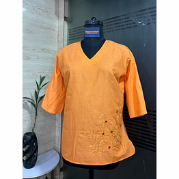 the orange top