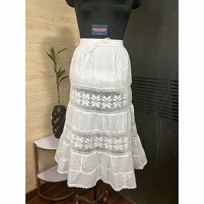snowloom white skirt