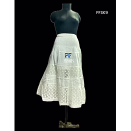 pureease white skirt