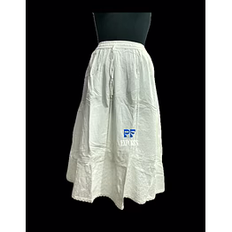 whiteaura plain skirt